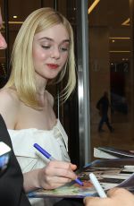 ELLE FANNING Out and About in New York 06/24/2016