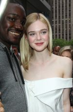 ELLE FANNING Out and About in New York 06/24/2016