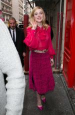 ELLE FANNING Out and About in Paris 06/03/2016