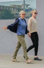ELLEN DEGENERES and PORTIA DE ROSSI Out in West Hollywood 06/11/2016