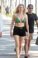 ELLIE GOULDING in Bikini Top Out in Miami 06/27/2016