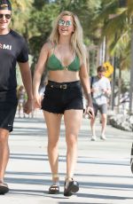 ELLIE GOULDING in Bikini Top Out in Miami 06/27/2016