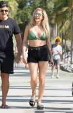 ELLIE GOULDING in Bikini Top Out in Miami 06/27/2016