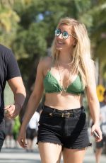 ELLIE GOULDING in Bikini Top Out in Miami 06/27/2016