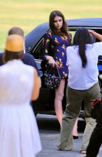 EMILY RATAJKOWSKI on the Set of a Photoshoot with a 1968 Cadillac Fleetwood 06/29/2016