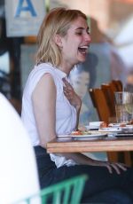 EMMA ROBERTS at California Roll & Sushi Fish in Los Angeles 06/12/2016