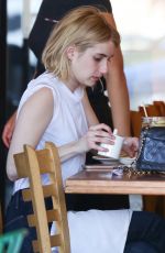 EMMA ROBERTS at California Roll & Sushi Fish in Los Angeles 06/12/2016