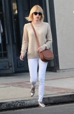 EMMA ROBERTS Gets a New Color and Hair Cut at Nine Zero One Salon in West Hollywood 06/10/2016