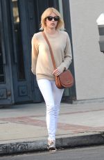 EMMA ROBERTS Gets a New Color and Hair Cut at Nine Zero One Salon in West Hollywood 06/10/2016