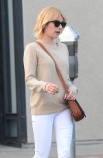 EMMA ROBERTS Gets a New Color and Hair Cut at Nine Zero One Salon in West Hollywood 06/10/2016