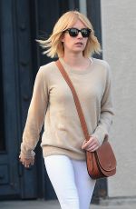 EMMA ROBERTS Gets a New Color and Hair Cut at Nine Zero One Salon in West Hollywood 06/10/2016