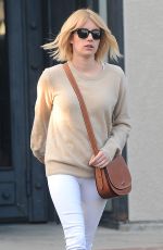 EMMA ROBERTS Gets a New Color and Hair Cut at Nine Zero One Salon in West Hollywood 06/10/2016
