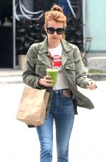 EMMA ROBERTS Out and About in Beverly Hills 06/09/2016