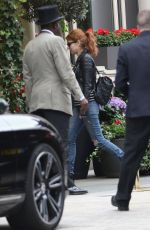 EMMA ROBERTS Out and About in London 05/30/2016