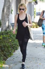 EMMA ROBERTS Out in West Hollywood 06/27/2016