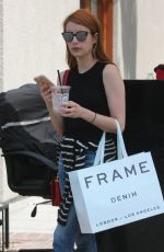EMMA ROBERTS Out Shopping in West Hollywood 06/08/2016