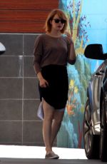 EMMA STONE at a Gas Station in Malibu 06/20/2016