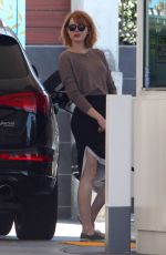 EMMA STONE at a Gas Station in Malibu 06/20/2016