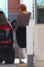 EMMA STONE at a Gas Station in Malibu 06/20/2016