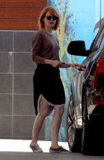 EMMA STONE at a Gas Station in Malibu 06/20/2016