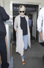 EMMA STONE at LAX Airport in Los Angeles 06/07/2016