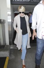 EMMA STONE at LAX Airport in Los Angeles 06/07/2016