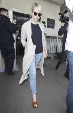 EMMA STONE at LAX Airport in Los Angeles 06/07/2016