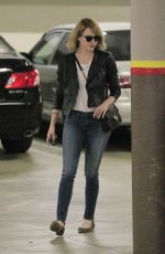 EMMA STONE in Jeans Out in Beverly Hills 06/21/2016