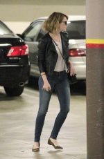 EMMA STONE in Jeans Out in Beverly Hills 06/21/2016