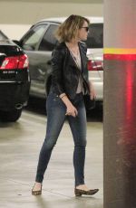 EMMA STONE in Jeans Out in Beverly Hills 06/21/2016