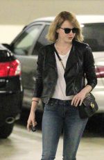 EMMA STONE in Jeans Out in Beverly Hills 06/21/2016