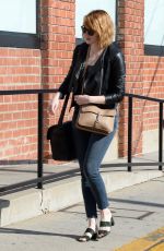 EMMA STONE Out and About in Beverly Hills 06/18/2016