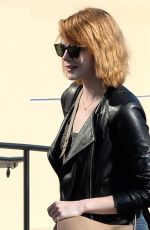 EMMA STONE Out and About in Beverly Hills 06/18/2016