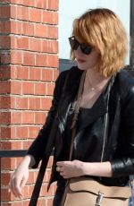 EMMA STONE Out and About in Beverly Hills 06/18/2016