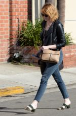EMMA STONE Out and About in Beverly Hills 06/18/2016