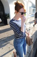 EMMA STONE Out and About in Los Angeles 06/08/2016