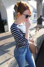 EMMA STONE Out and About in Los Angeles 06/08/2016