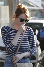 EMMA STONE Out and About in Los Angeles 06/08/2016