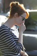 EMMA STONE Out and About in Los Angeles 06/08/2016