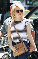 EMMA STONE Out and About in New York 06/02/2016