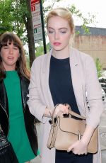 EMMA STONE Out and About in New York 06/03/2016
