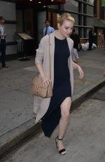 EMMA STONE Out and About in New York 06/03/2016