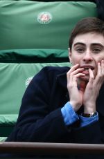 EMMANUELLE BEART at French Open at Roland-Garros Arena in Paris 06/03/2016