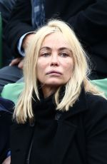 EMMANUELLE BEART at French Open at Roland-Garros Arena in Paris 06/03/2016