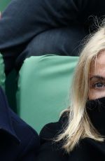 EMMANUELLE BEART at French Open at Roland-Garros Arena in Paris 06/03/2016