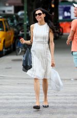 FAMKE JANSSEN Out in New York 06/27/2016
