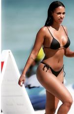 FANNY NEGUESHA in Bikini at a Beach in Miami