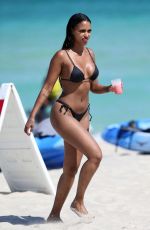 FANNY NEGUESHA in Bikini at a Beach in Miami