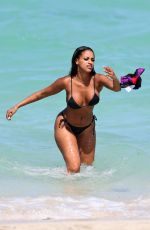 FANNY NEGUESHA in Bikini at a Beach in Miami