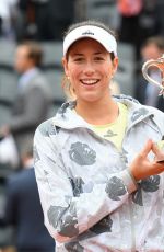 GARBINE MUGURUZA Wins Ladies Final Match at 2016 Roland Garros in Paris 06/04/2016